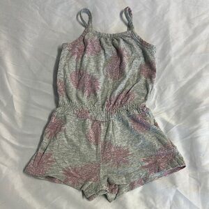 GAP - Gray and Pink Romper/Jumpsuit